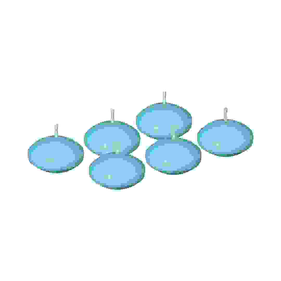 Comptoir de la Bougie Hugo Floating Wax Candle Set (6 Pc., Turquoise)