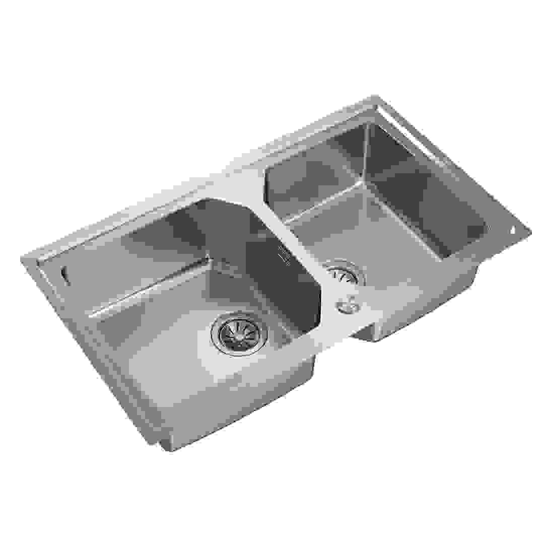 Teka Brooklyn 90 M-xP 2B Stainless Steel Sink (50.4 x 86.4 x 21 cm)