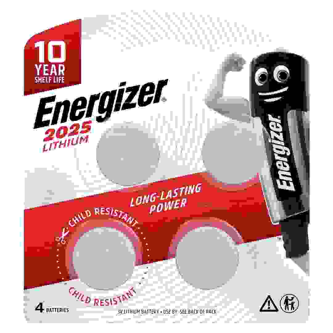 Energizer 2025 Lithium Battery Pack (3 V, 4 Pc.)