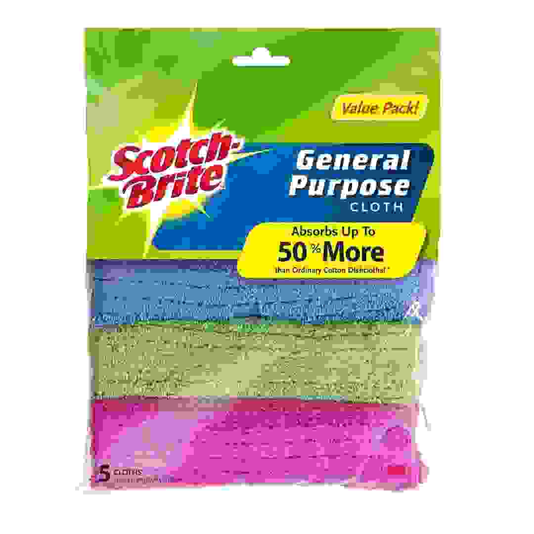 Scotch-Brite General Purpose Microfiber Cloth Pack (5 Pc.)