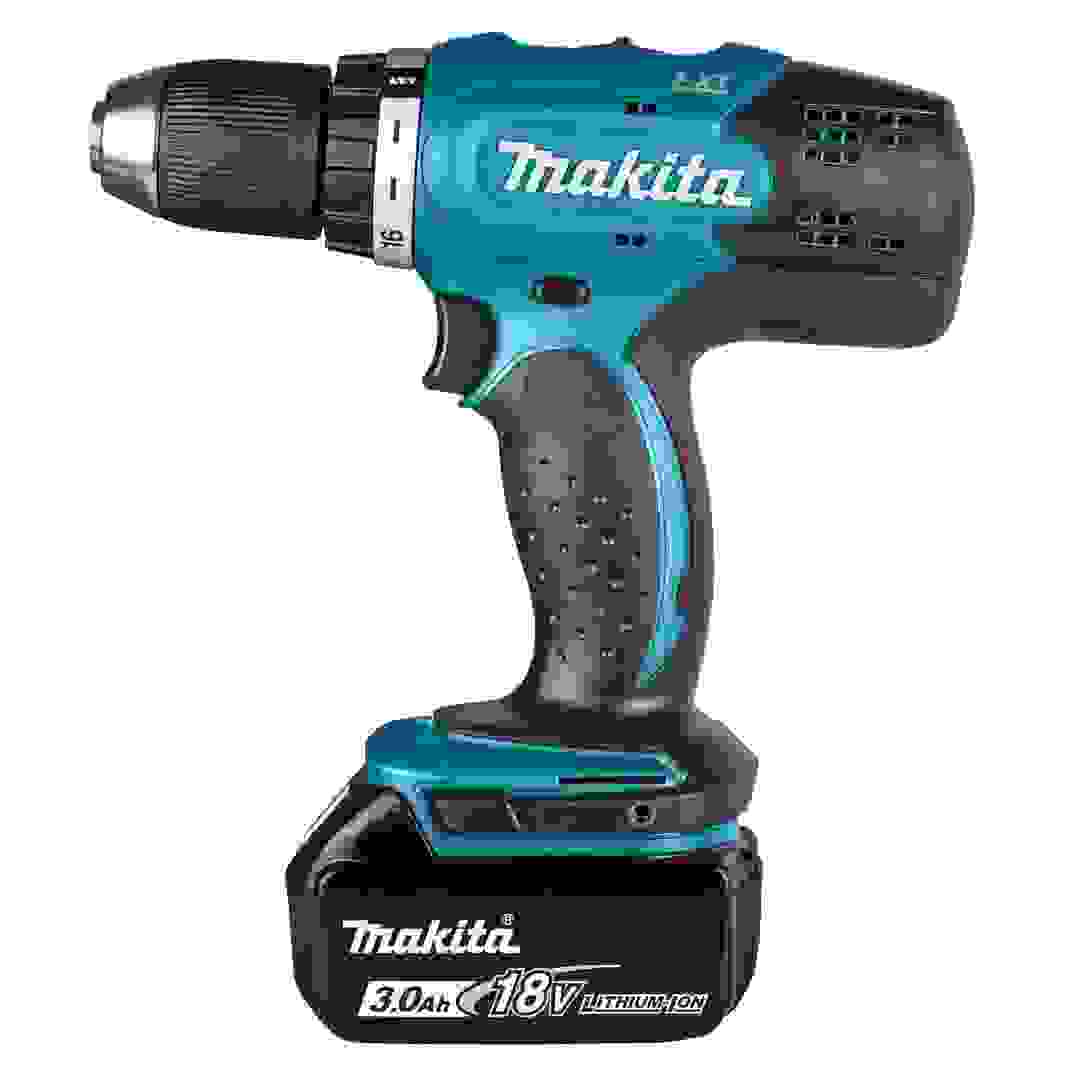 Makita Cordless Drill Driver W/Batteries & Charger, DDF453RFE (18 V)