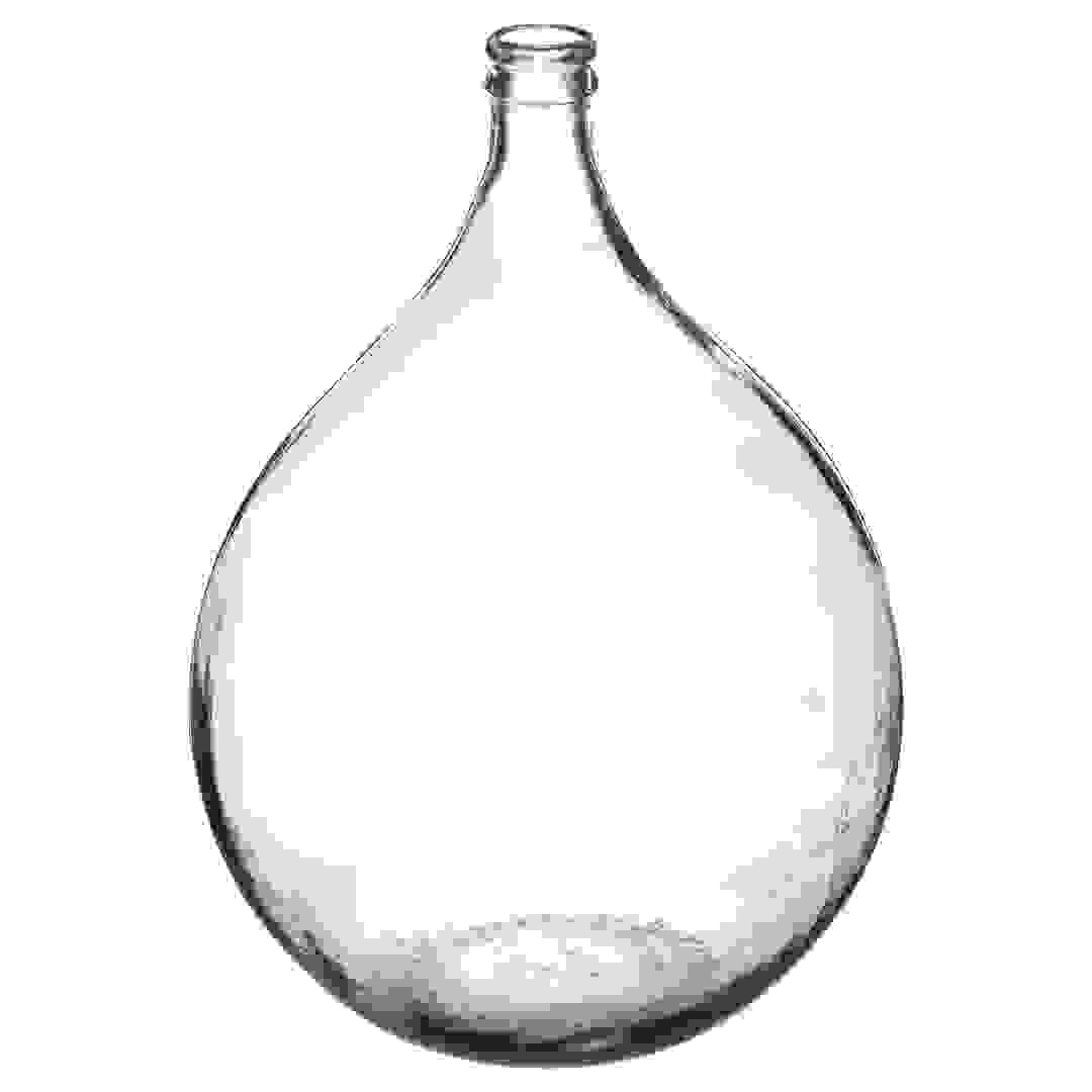 Atmosphera Decorative Recycled Glass Bottle (40 x 56 cm, Transparent)