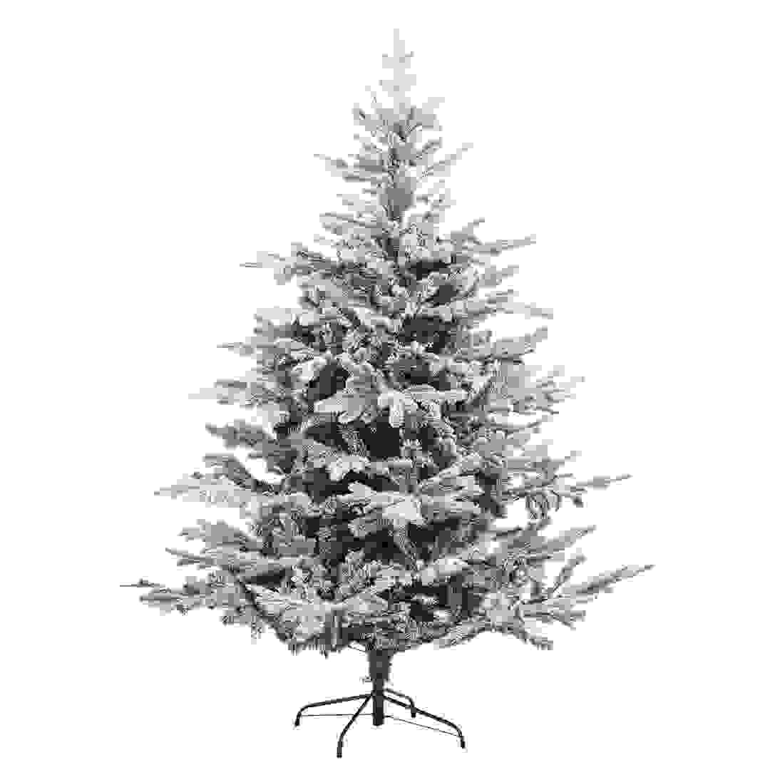 Feeric Artificial Flocked Festive Tree (160 x 210 cm)