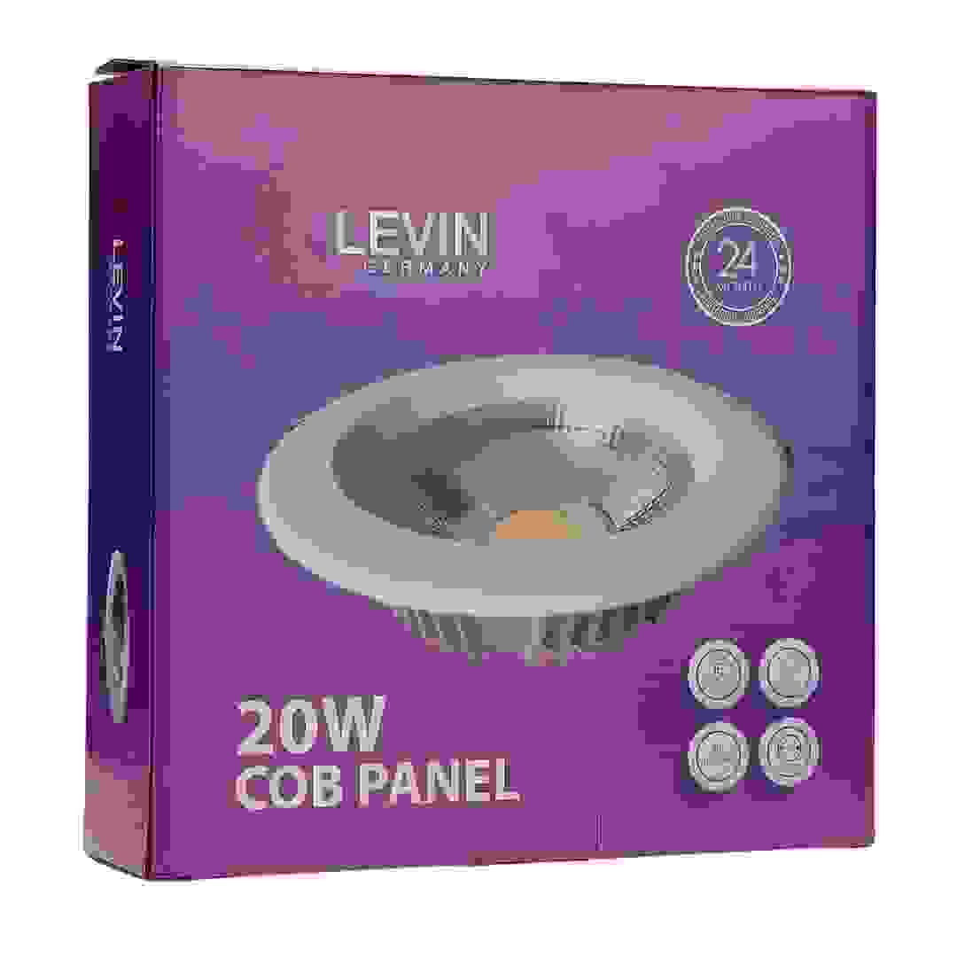 Levin LED Panel Light (200 mm, 20 W, Natural White)