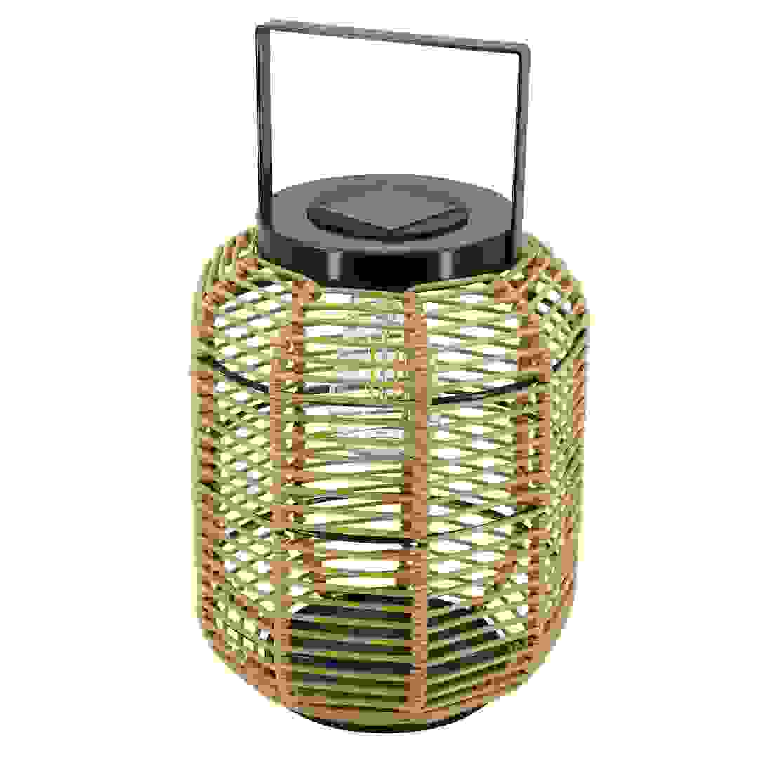 Umatilla Solar-Powered Integrated LED Outdoor Hanging Lantern (0.06 W, Warm White)