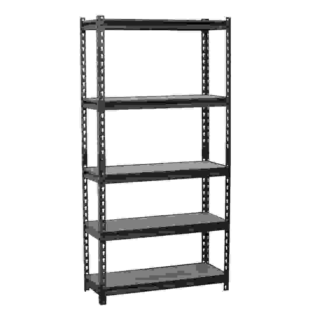 ACE Particle Board & Steel 5-Tier Adjustable Shelving Unit (76.2 x 30.5 x 152.4 cm)