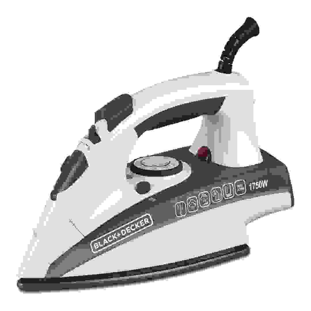 Black+Decker Non-stick Soleplate Steam Iron, X1750-B5 (1750 W)