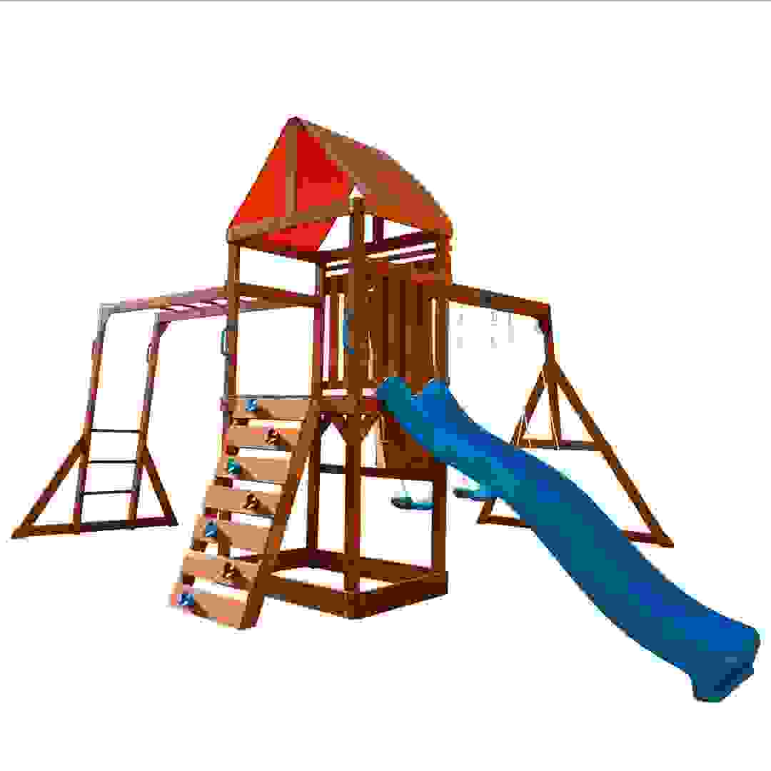 Dynamic Sports Olympia Wooden Swing Set (393.4 x 234.2 x 393.4 cm)