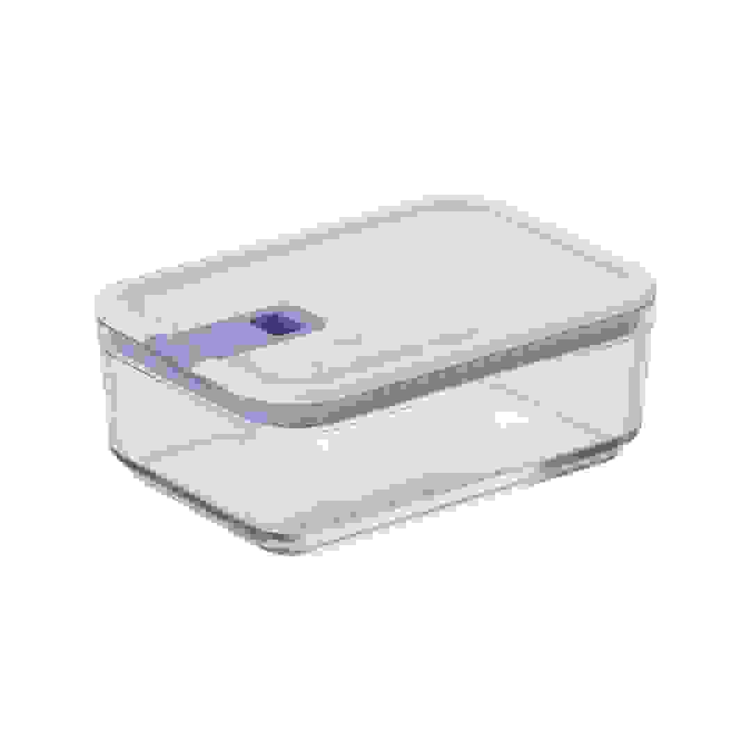 Neoflam Perfect Seal Rectangular Glass Storage Container (1100 ml, Clear)