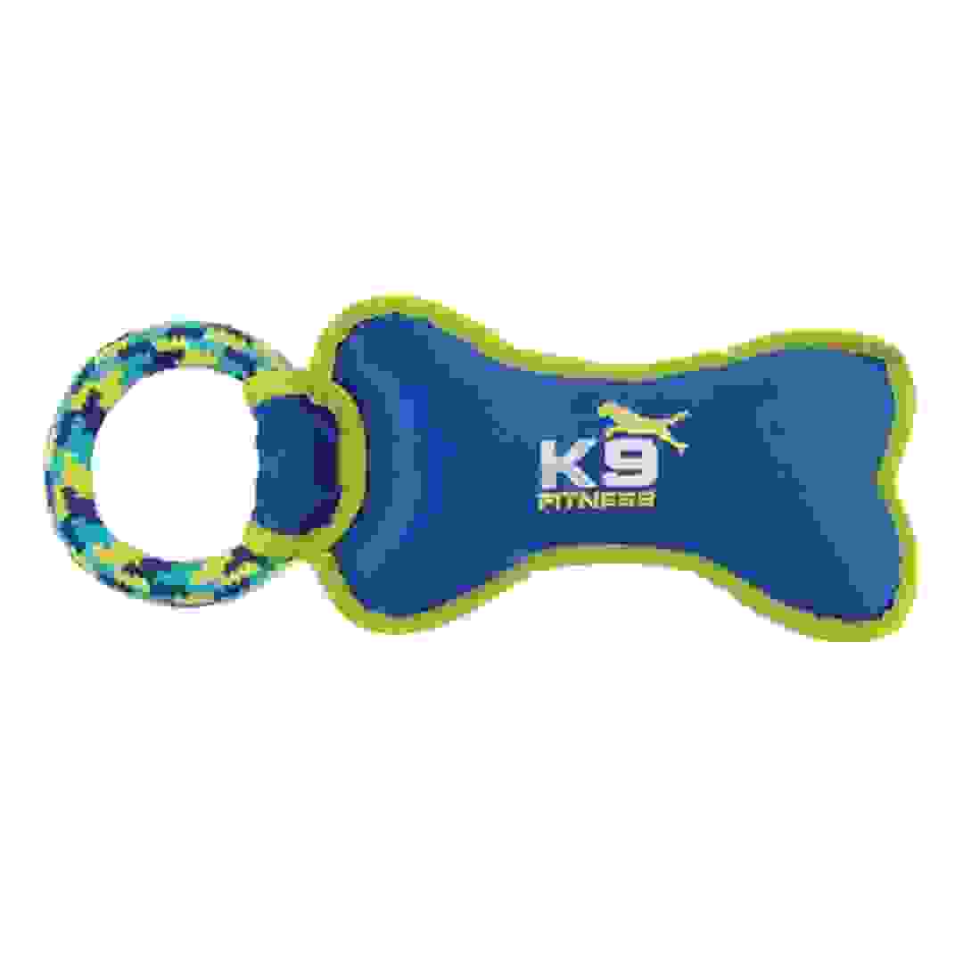 Zeus K9 Fitness Nylon & Rope Bone Tug Toy (30.5 cm)