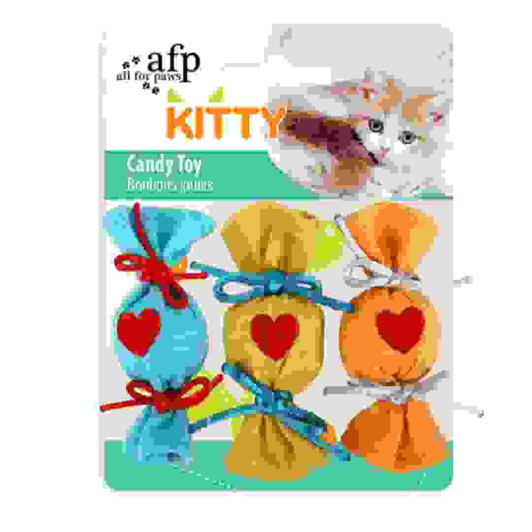 All For Paws Kitty Candy Toy Pack (3 Pc., 8.5 x 9 x 3 cm)