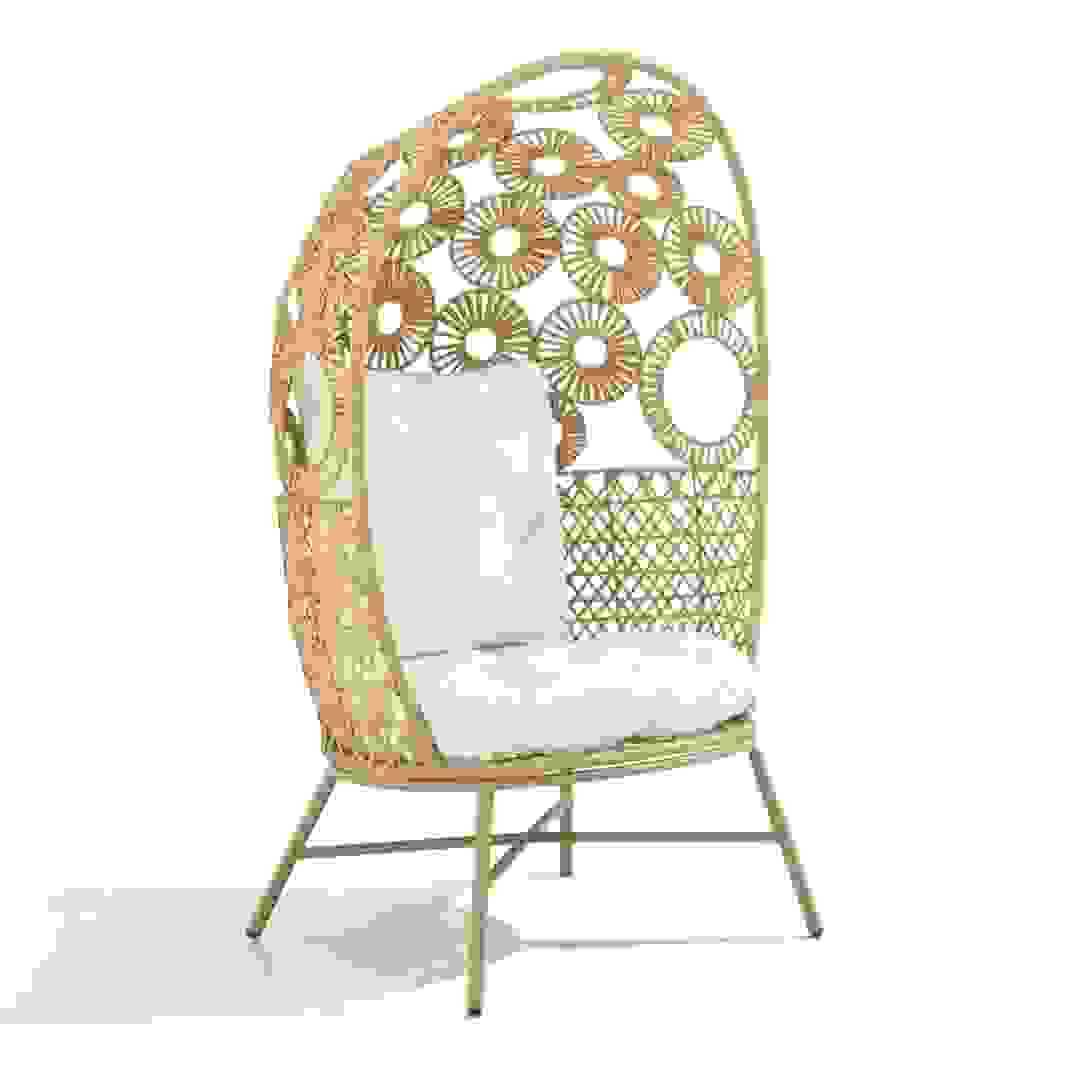 Hawaii Wicker & Steel Egg Chair