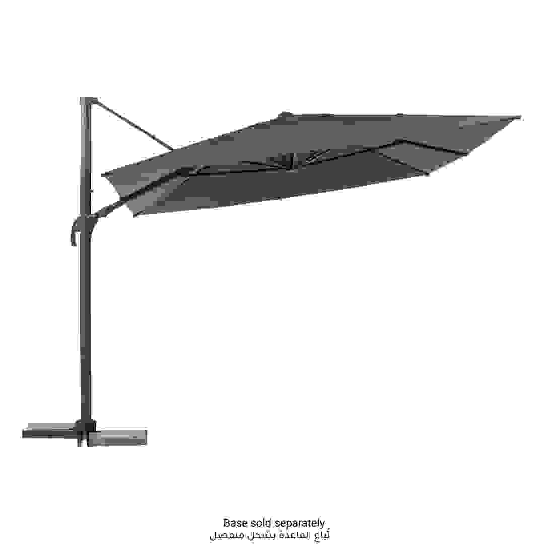 Hesperide Melhia Aluminum & Olefin Umbrella (300 x 300 x 263 cm, Charcoal)