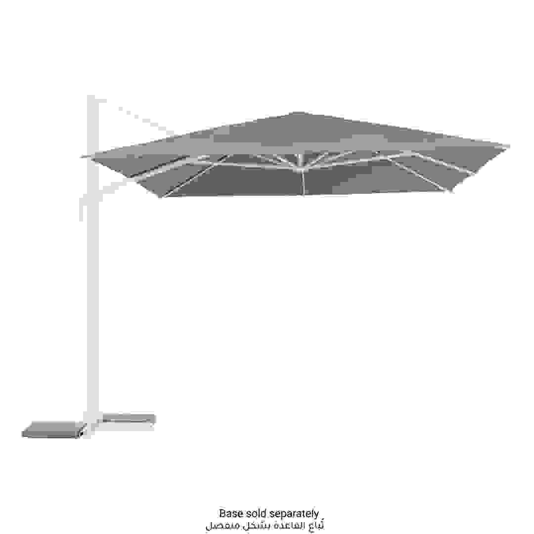 Hesperide Melhia Aluminum & Olefin Umbrella (300 x 300 x 263 cm, Hazelnut)