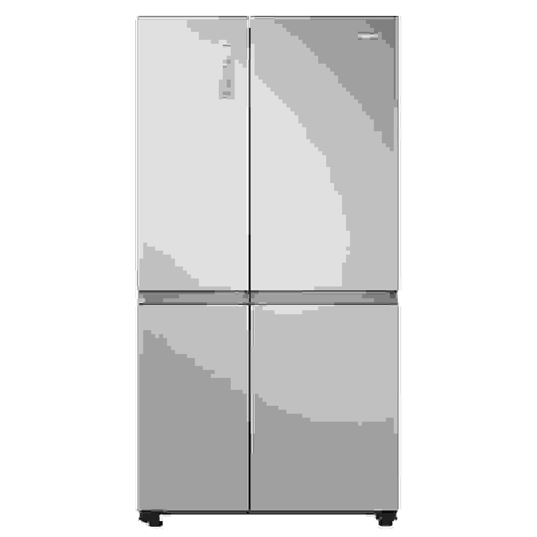 Hisense Freestanding Side by Side Refrigerator, RS869N4ASU (896 L)