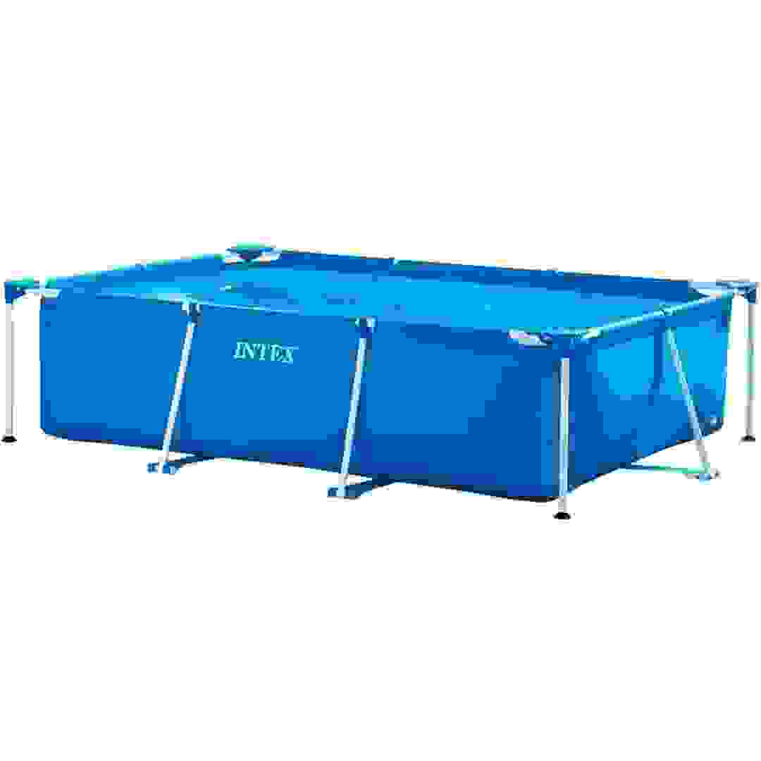 Intex Rectangular Metal Frame Pool (300 x 200 x 75 cm, Blue)