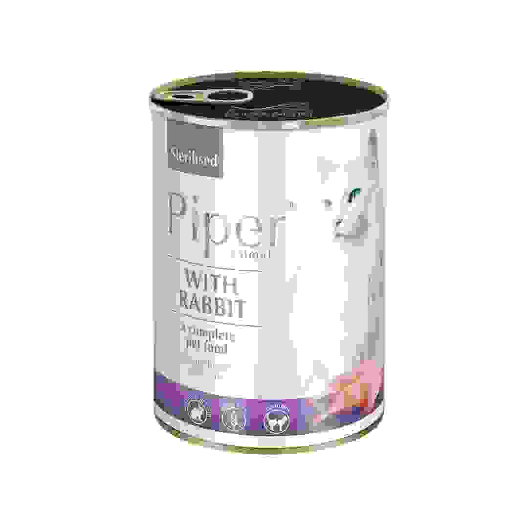 Piper Wet Cat Food W/Rabbit (Sterilized Cats, 400 g)