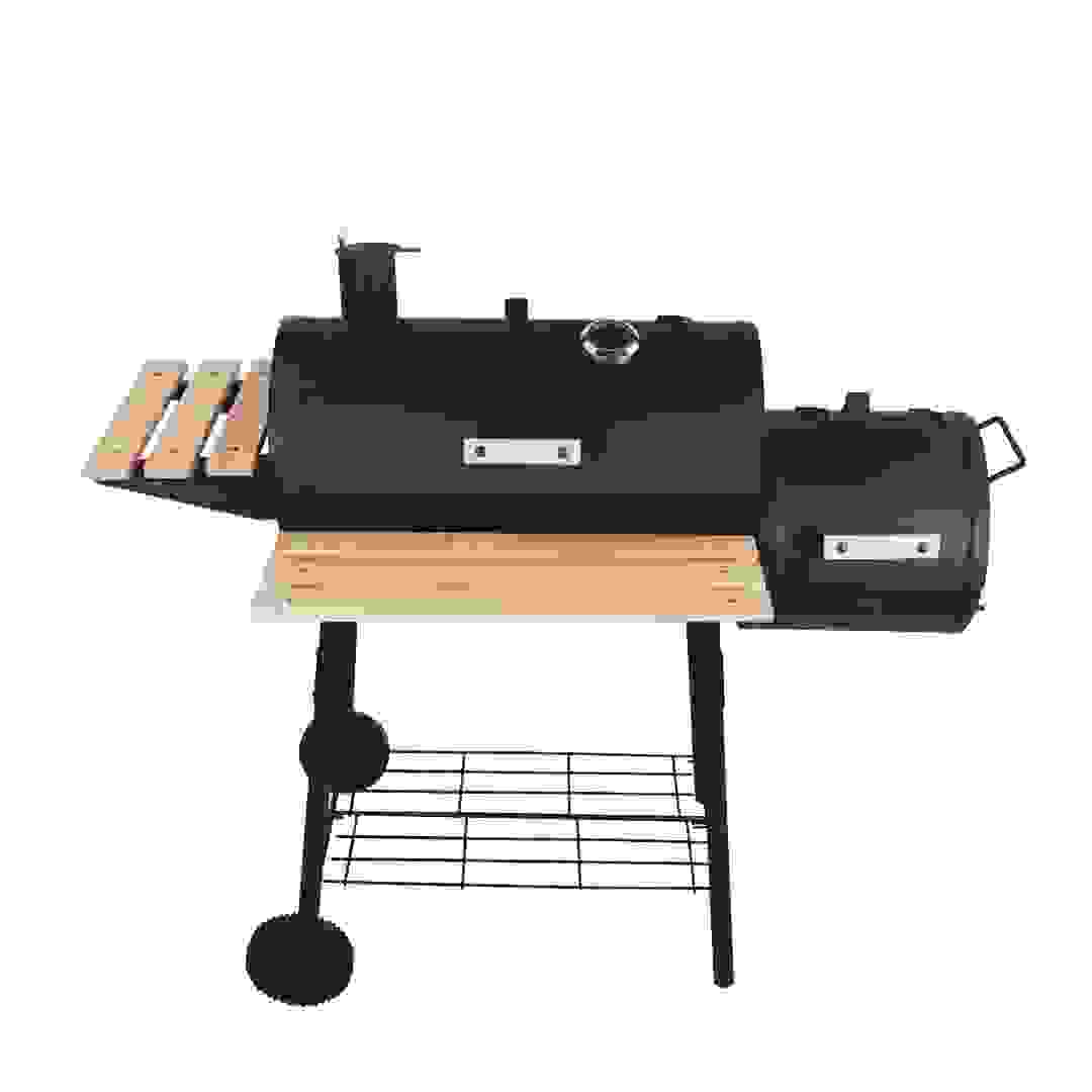 Royalford Charcoal Barbecue Grill Stand W/Wind Shield & Wheels, RF10370