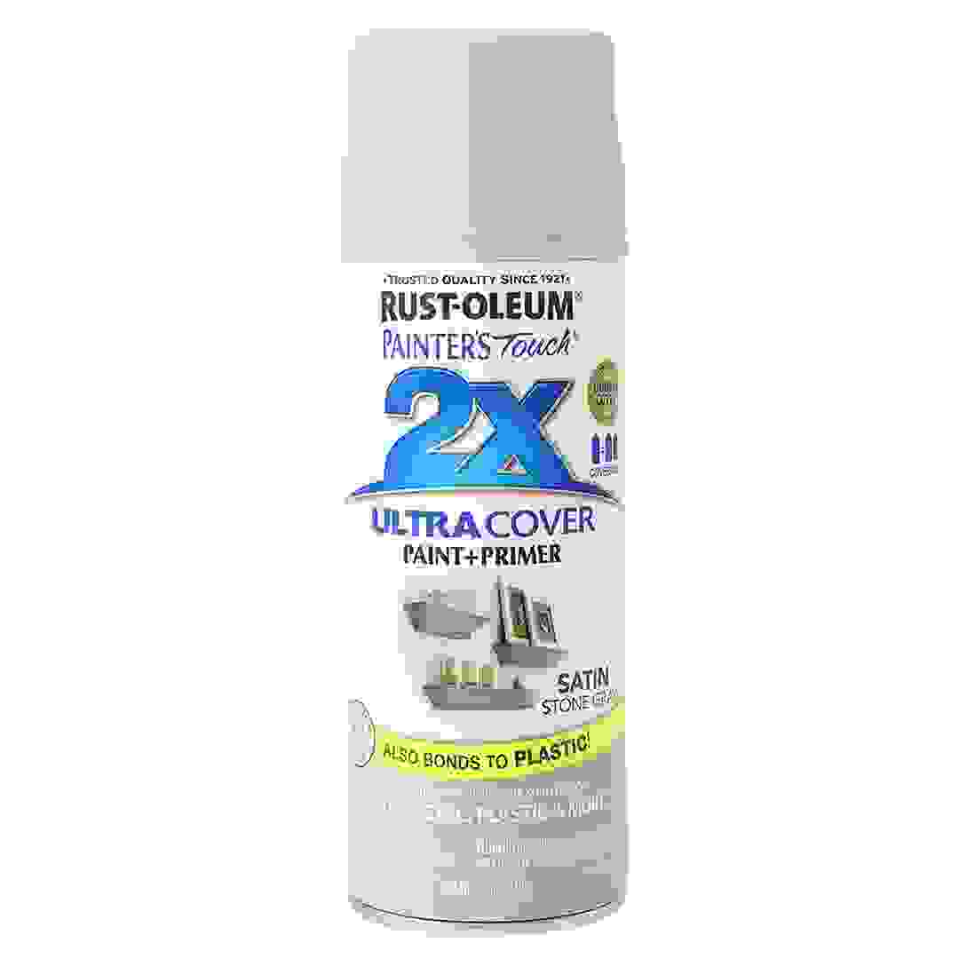 Rustoleum Painter's Touch Spray Paint (400 ml, Stone Gray Satin)