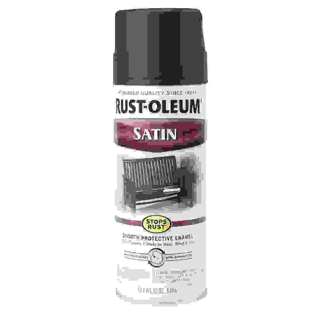 Rustoleum Stops Rust® Protective Enamel Spray (354.9 ml, Satin Black)