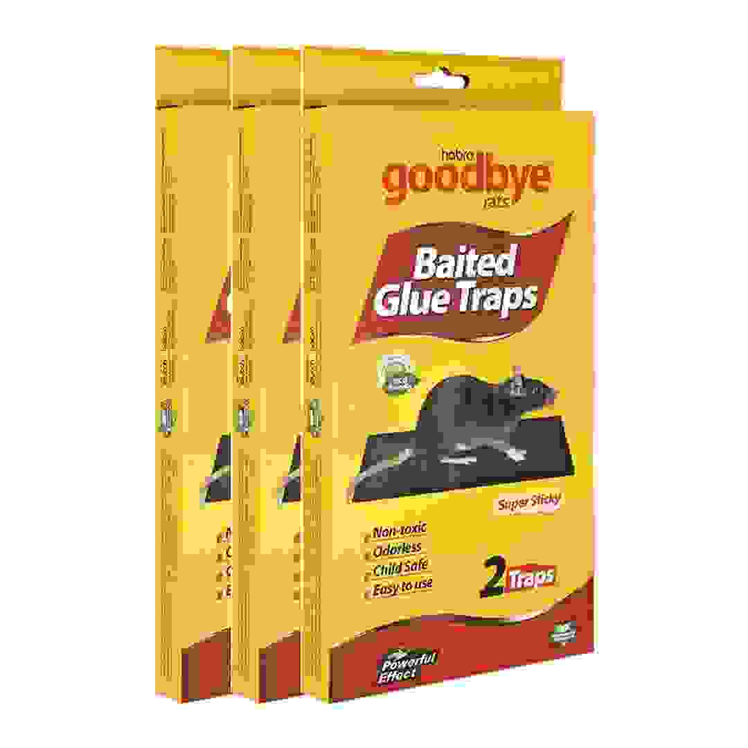 Goodbye Baited Glue Traps (2 Traps, Pack of 3)