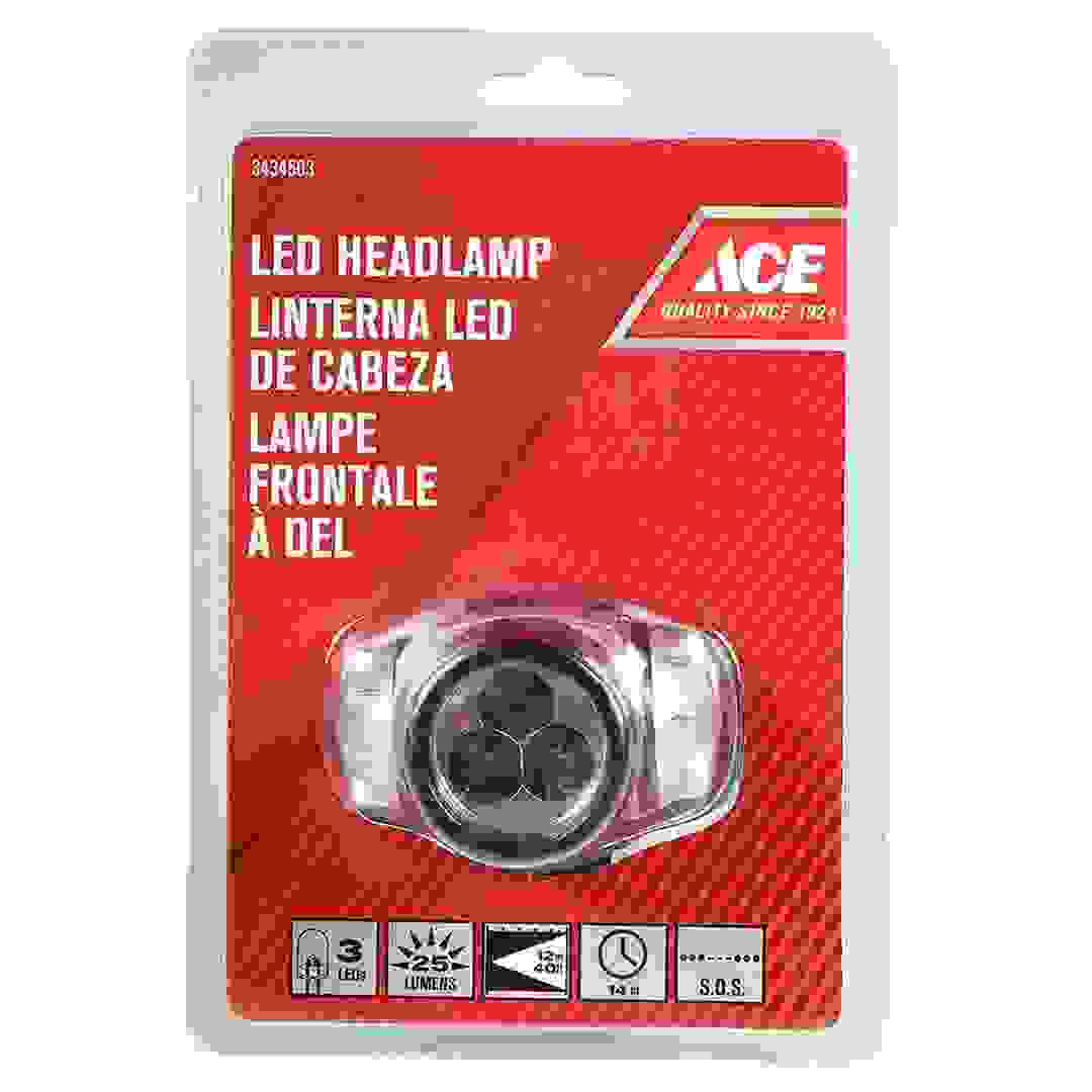 Ace Battery Operated LED Head Lamp (14 Hours, 25 Lumens)