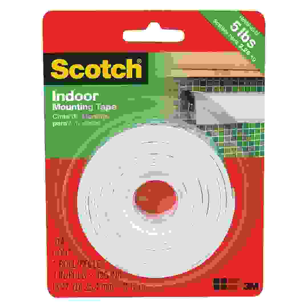 Scotch Indoor Mounting Tape (25 mm x 3 m, White)