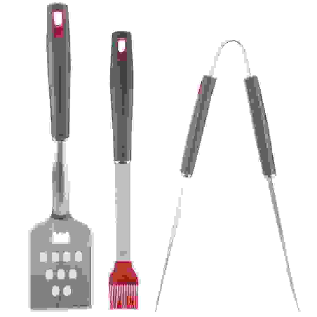 Grillpro Stainless Steel BBQ Tool Set W/Resin Handles (3 Pc.)