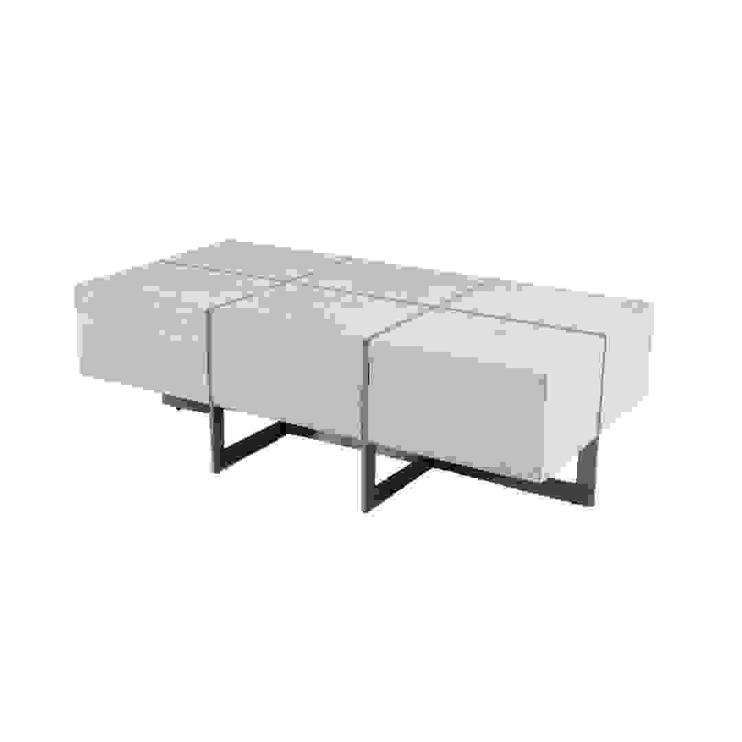 Pan Emirates Spoleta Wood & Metal Coffee Table (141 x 70 x 46 cm)