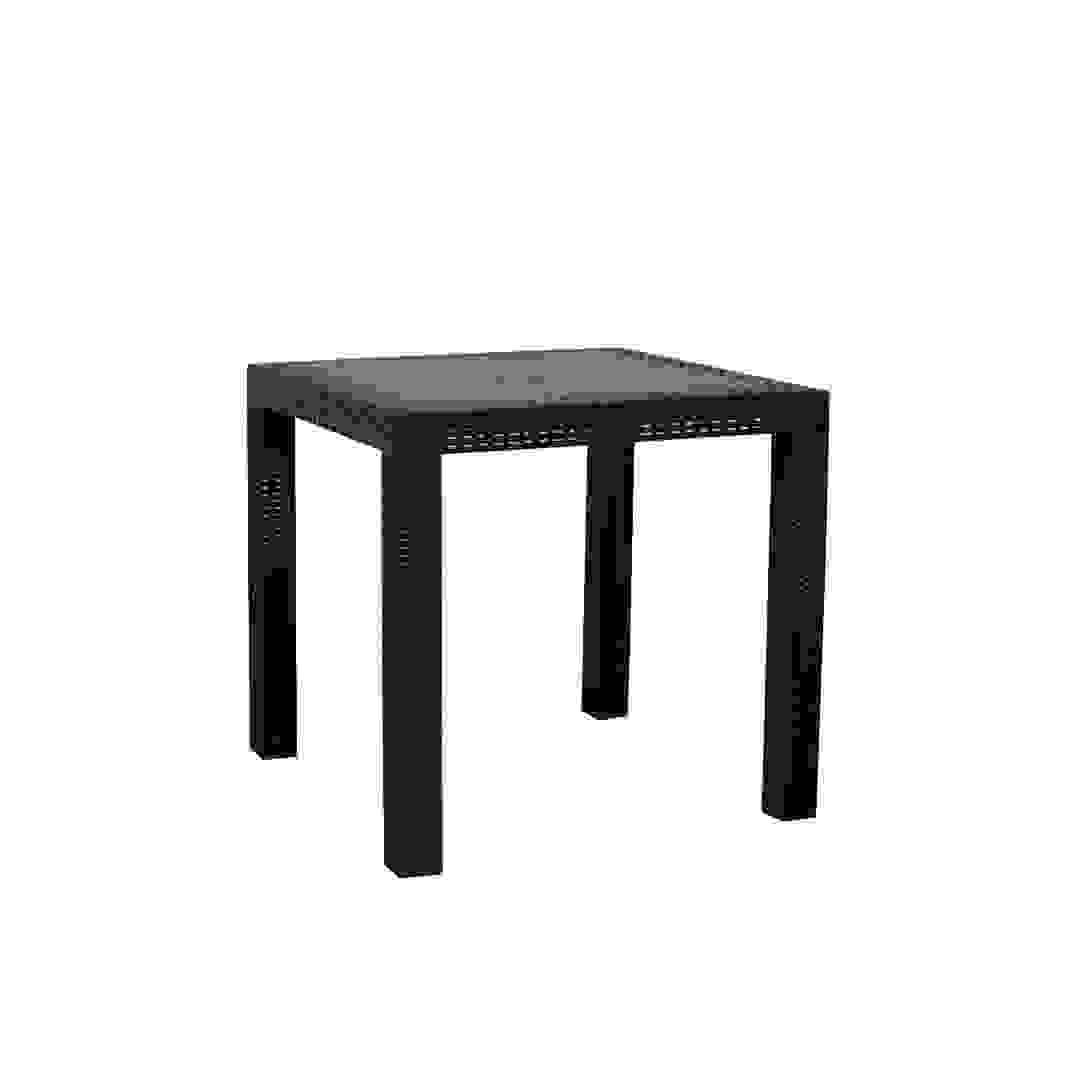 3MPlast Aurora Square Plastic Rattan Table (80 x 75 x 80 cm)