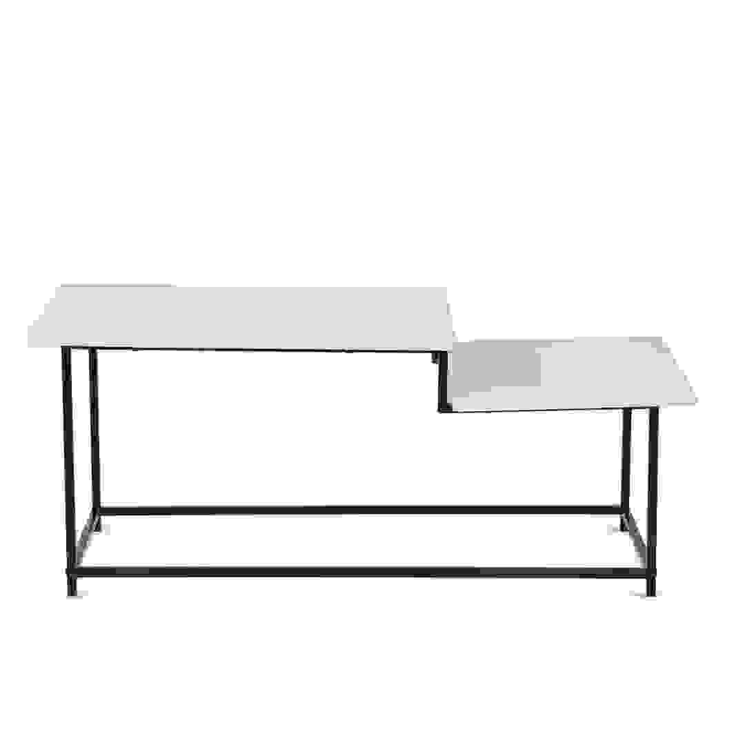 Pan Emirates Fusion Coffee Table Solid Wood (White & Black)