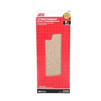 ACE 1/3 Sheet Sandpaper (93 x 229 mm, 6 pcs)