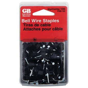 Gardner Bender Plastic Insulated Bell Wire Staples (2.1 x 1.27 cm, 100 Pc.)