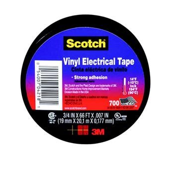 3M Scotch Vinyl Electrical Tape (1.9 x 2011.7 cm)