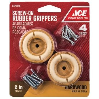 Ace Rubber Screw-On Grippers Pack (5 cm, 4 Pc.)