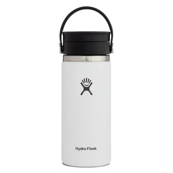 Hydro Flask Vacuum Coffee Flask (470 ml, White)