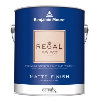 Benjamin Moore Regal Select Matte Interior Paint & Primer (3.7 L, Base 1)