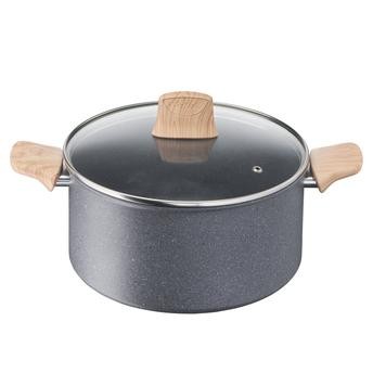 Tefal Natural Force Aluminum Stewpot W/Lid (24 cm)