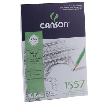 Canson Spiral A4 Sketch Pad (50 Sheets, 120 GSM)