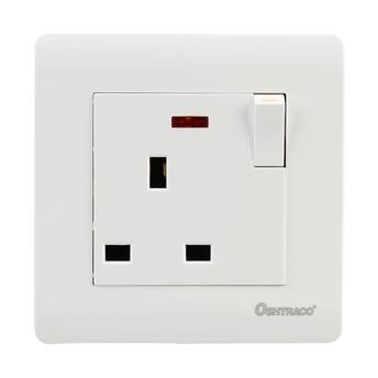 Oshtraco Wall Switched Socket W/Neon (13 Amp)