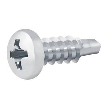 Diall Zinc-Plated Carbon Steel Self Drilling Screw Pack (3.5 x 13 mm, 200 Pc.)
