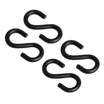 مجموعة خطاف حرف S فولاذ ديال (3 × 30 ملم، 4 قطع)