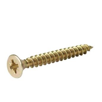 Diall Zinc-Plated Carbon Steel Wood Screw Pack (5 x 50 mm, 100 Pc.)