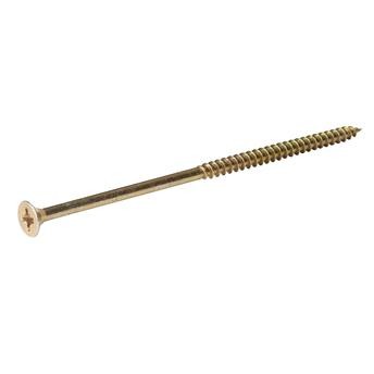 Diall Zinc-Plated Carbon Steel Wood Screw Pack (6 x 150 mm, 10 Pc.)