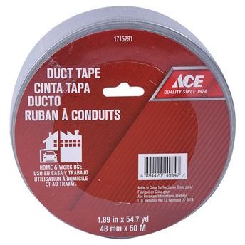 Ace Duct Tape (48 mm x 50 m, Grey)