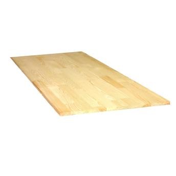 لوح خشب صنوبر بحافة مربعة وبدون عقد خشبية (120 × 30 × 1.8 سم)