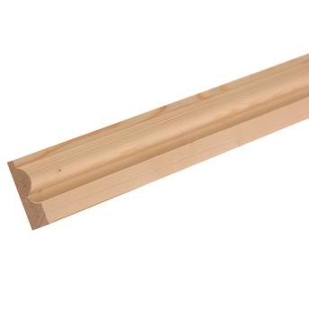 GoodHome Planed Natural Pine Torus Softwood Architrave (19.5 x 69 mm x 2.1 m)