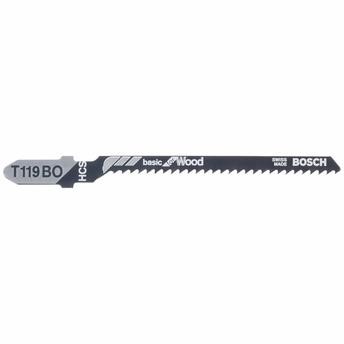 Bosch T 119 BO Basic for Wood Jigsaw Blade Pack (5 Pc.)