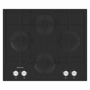 Ariston Built-In 4-Zone Ceramic Gas Hob, AGS61SBK (60 cm)