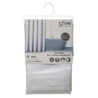 5Five Polyester Shower Curtain (180 x 200 cm)